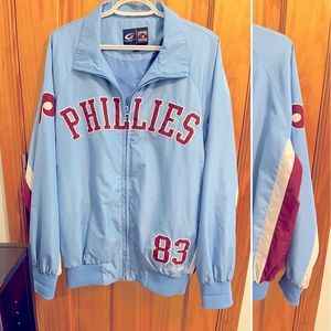 G-III Sports by Carl Banks Cooperstown Collection Phillies Windbreaker Jacket